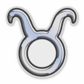 Taurus Zodiac Sign Aufkleber (Vorderseite)