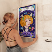 Taurus Zodiac Sign BluePoster - Elegant und Earthy Poster