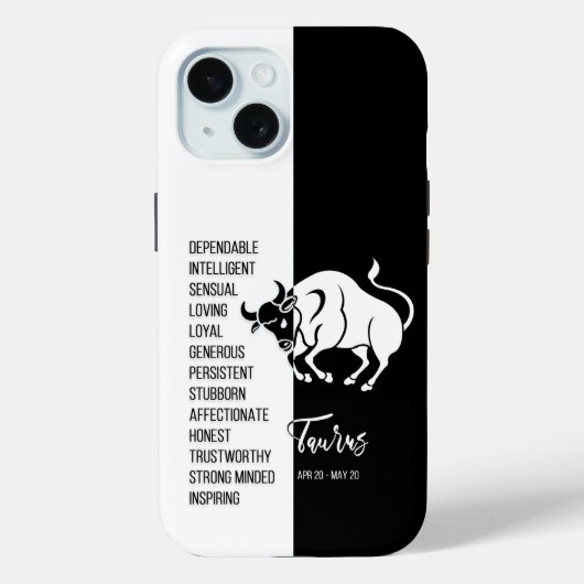 Taurus Zodiac Sign Case-Mate iPhone Hülle (Rückseite)