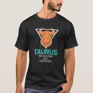 Taurus Zodiac Sign Fakten Zitat Bull Horoscope Ast T-Shirt