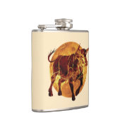 Taurus Zodiac Sign Flachmann (Rechts)