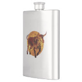 Taurus Zodiac Sign Flachmann (Links)