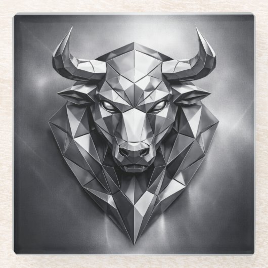 taurus zodiac sign glasuntersetzer (Vorderseite)