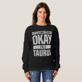 Taurus Zodiac Sign Graphic Sweatshirt (Vorne ganz)