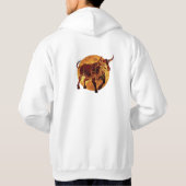 Taurus Zodiac Sign Hoodie (Rückseite)