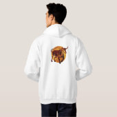 Taurus Zodiac Sign Hoodie (Schwarz voll)