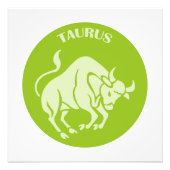 Taurus, Zodiac Sign, Horoscope, Astrology Fotodruck (Vorne)