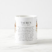 Taurus Zodiac Sign Horoscope Personalized Gift Kaffeetasse (Mittel)