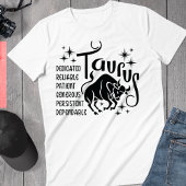 Taurus Zodiac Sign Horoskop Persönliche Merkmale t T-Shirt