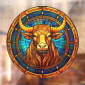 Taurus Zodiac Sign Imitate Festgläser Fensterheber Fensteraufkleber (Blatt 2)