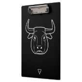Taurus Zodiac Sign -  Klemmbrett (Links)