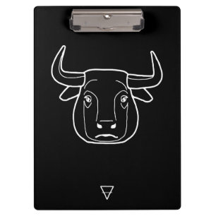 Taurus Zodiac Sign - Klemmbrett