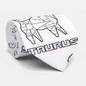 Taurus Zodiac Sign Krawatte (Gerollt)