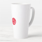 Taurus Zodiac Sign Modernes, Minimalistisches Schl Milchtasse (Rechte Ecke)