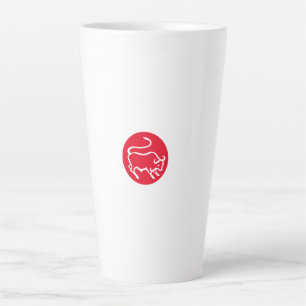 Taurus Zodiac Sign Modernes, Minimalistisches Schl Milchtasse