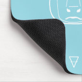 Taurus Zodiac Sign - Mousepad (Ecke)