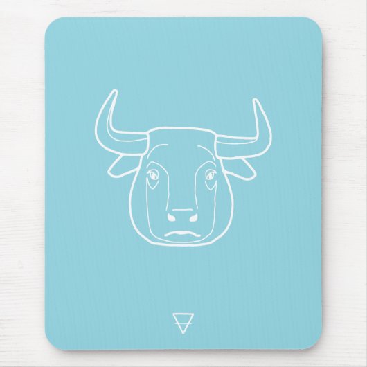 Taurus Zodiac Sign - Mousepad (Vorne)