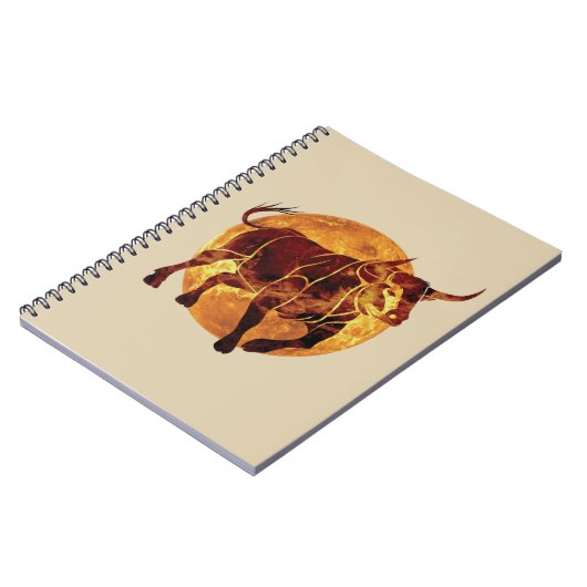 Taurus Zodiac Sign Notizblock (Linke Seite)