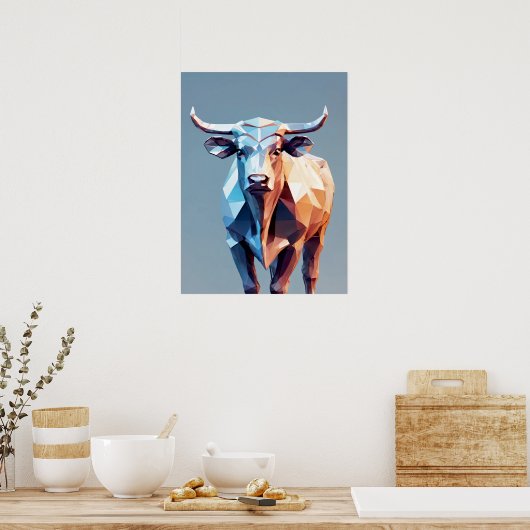 Taurus Zodiac Sign Poster (Küche)