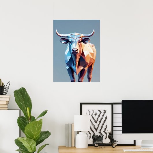 Taurus Zodiac Sign Poster (Heimbüro)