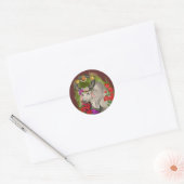 Taurus Zodiac Sign Runder Aufkleber (Umschlag)