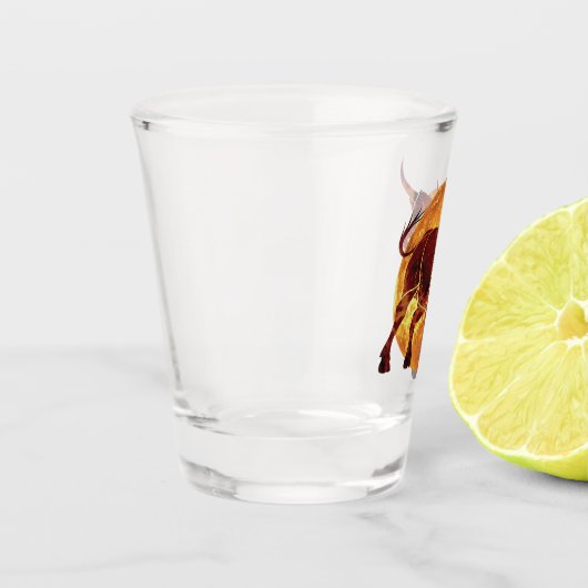 Taurus Zodiac Sign Schnapsglas (Links)