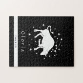 Taurus Zodiac Sign Star Horoskop Symbol & Name Puzzle (Horizontal)