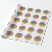 Taurus Zodiac Sign Stylish Gradient Geschenkpapier (Ungerollt)