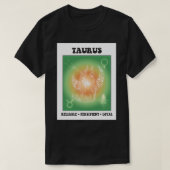 Taurus Zodiac Sign T-Shirt (Design vorne)