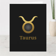 Taurus Zodiac Sign / Tarjeta Tauro
