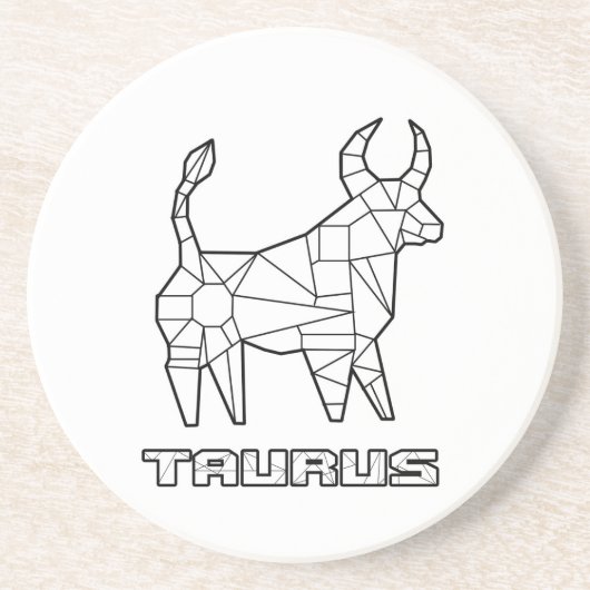 Taurus Zodiac Sign Untersetzer (Vorne)