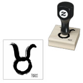 Taurus Zodiac Sign Wood Art Gummistempel (Stempel)