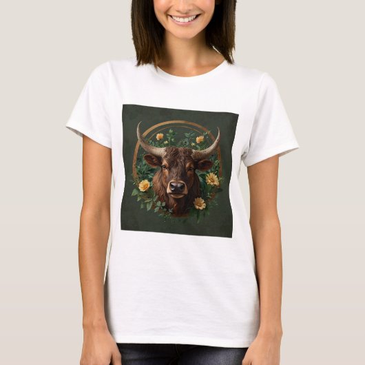 Taurus Zodiac Sign | Zuverlässige Personen T-Shirt (Vorderseite)