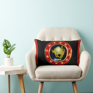 Taurus Zodiac Signatur Astrologie Lendenkissen