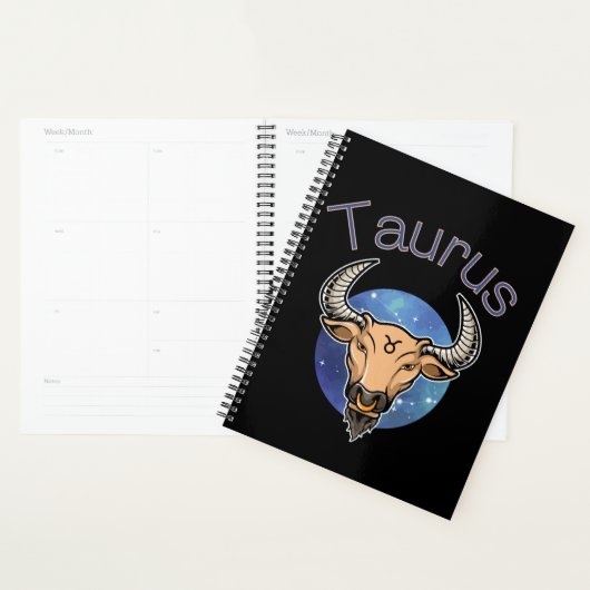 Taurus Zodiac Signature Calendar Planer (Anzeige)