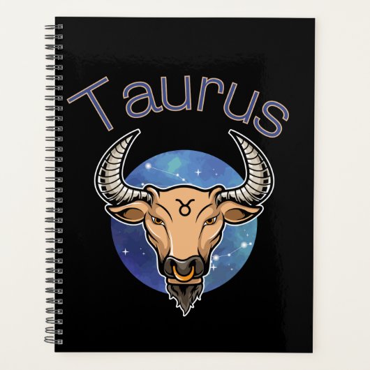 Taurus Zodiac Signature Calendar Planer (Vorderseite)