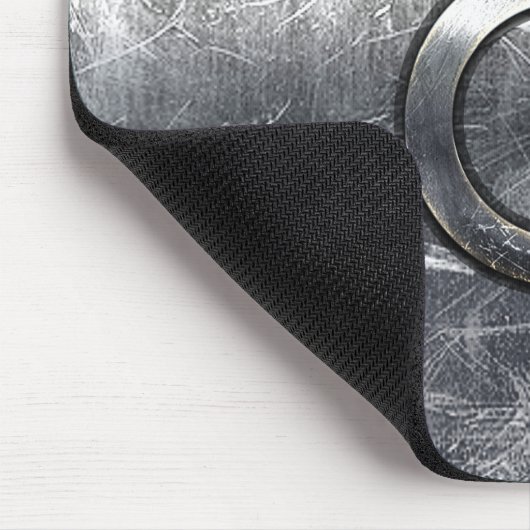 Taurus Zodiac Signing Silver Grunge Not Style Mousepad (Ecke)