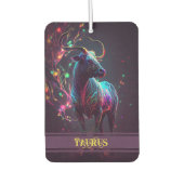 Taurus Zodiac Signs Celestial Air Freshener Autolufterfrischer (Vorderseite)