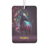 Taurus Zodiac Signs Celestial Air Freshener Autolufterfrischer (Rückseite)