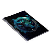 Taurus Zodiac Spiral Notebook Notizblock (Rechte Seite)
