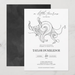 Taurus Zodiac Star Sign Astrology Baby Dusche Einladung