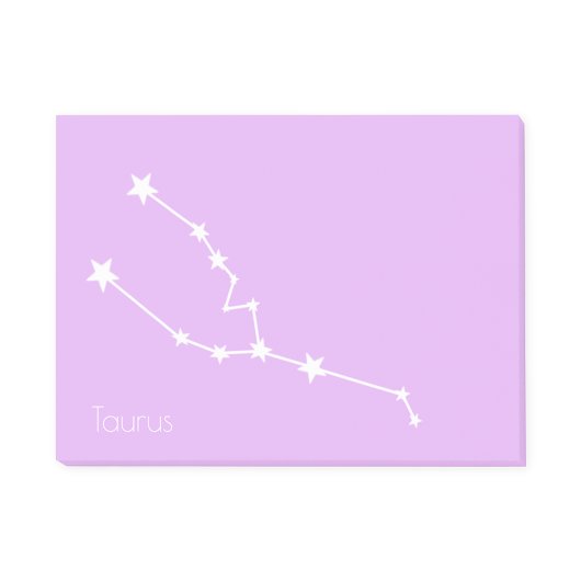Taurus Zodiac Star Sign Post-it Klebezettel
