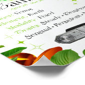 Taurus Zodiac Star Sign Y2K White 4:5 Poster (Ecke)