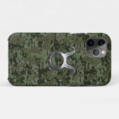 Taurus Zodiac Symbol auf grüner Camouflage Case-Mate iPhone Hülle (Rückseite (Horizontal))