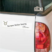 Taurus Zodiac Symbol Element von Kenneth Yoncich Autoaufkleber (Auf Lkw)