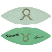 Taurus Zodiac Symbol Element von Kenneth Yoncich Football (Paneele)