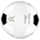 Taurus Zodiac Symbol Element von Kenneth Yoncich Fußball (Gedreht)