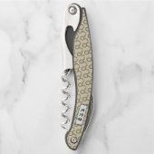 Taurus Zodiac Symbol Element von Kenneth Yoncich Kellnermesser (Vorderseite)