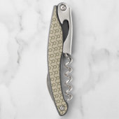 Taurus Zodiac Symbol Element von Kenneth Yoncich Kellnermesser (Rückseite)