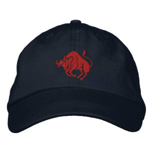 Taurus Zodiac Symbol Embroidery Bestickte Baseballkappe
